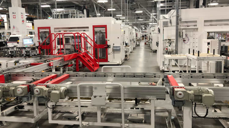 We went inside the first Giga factory of Tesla