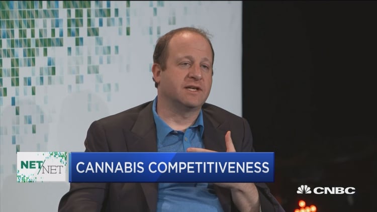 Colorado Gov. Jared Polis discusses Colorado's budding marijuana industry