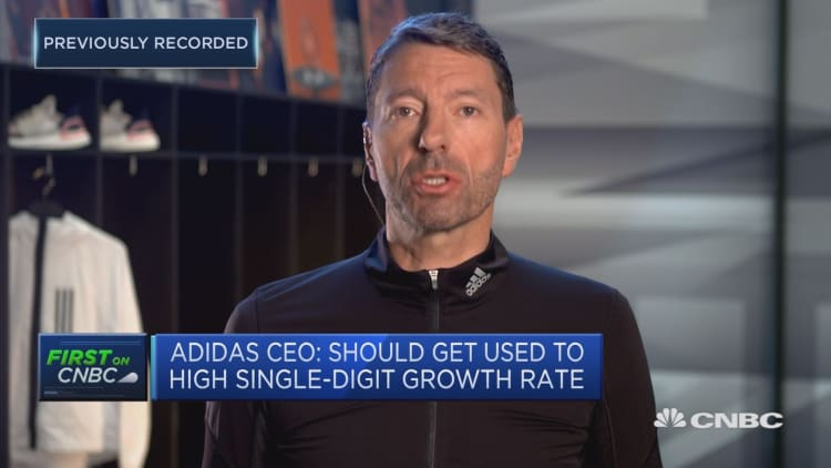 Adidas CEO: Seeing a turnaround in Europe after slow growth in 2018