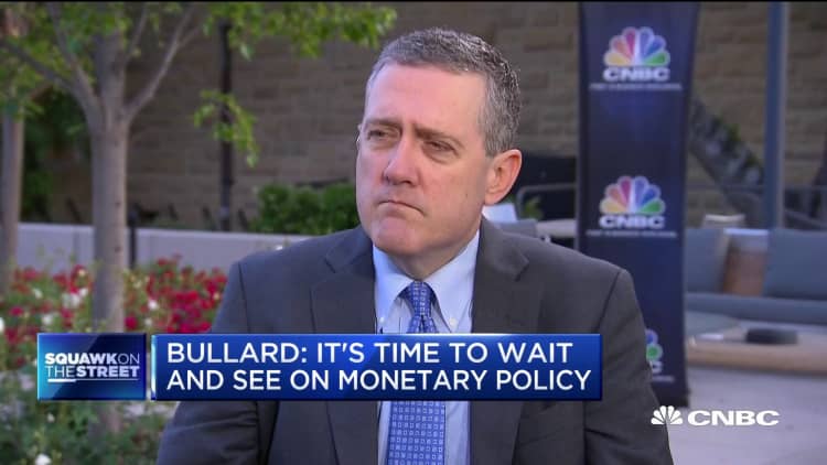Bullard: Single mandate would not change policy much