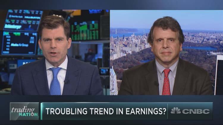 DataTrek's Nick Colas sees troubling trend in earnings reports