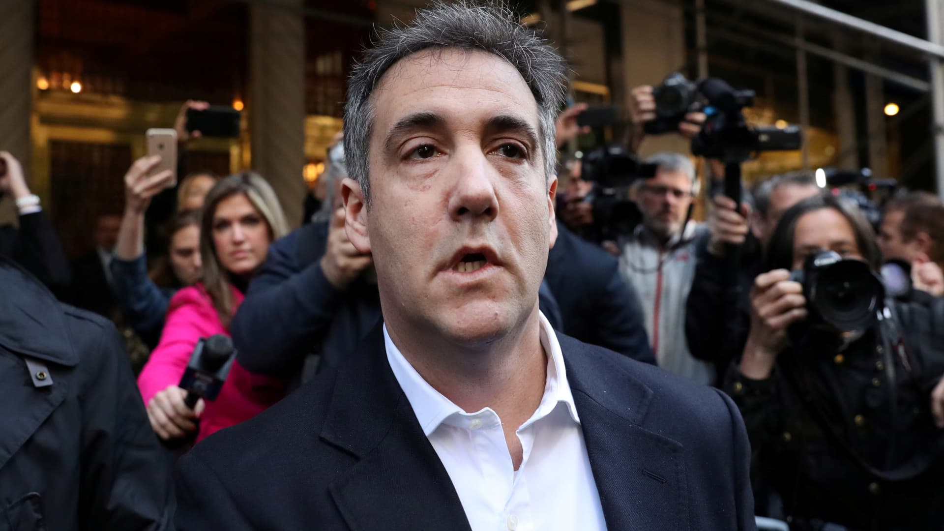 Michael Cohen, President Donald Trump's former lawyer, leaves his apartment to report to prison in Manhattan, New York, May 6, 2019.