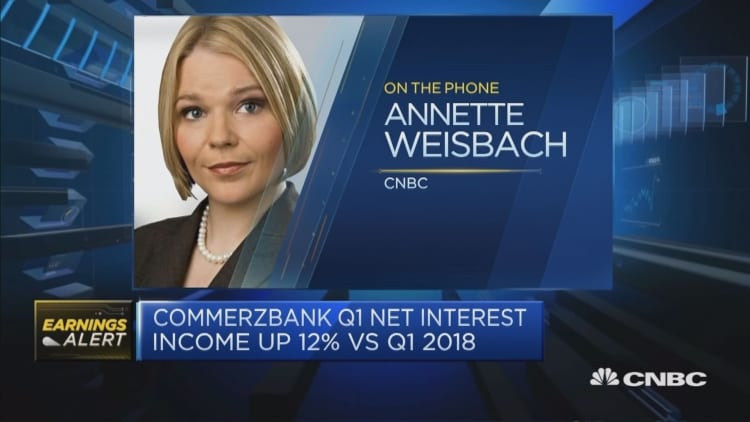 Commerzbank posts a drop in first-quarter profit, revenue