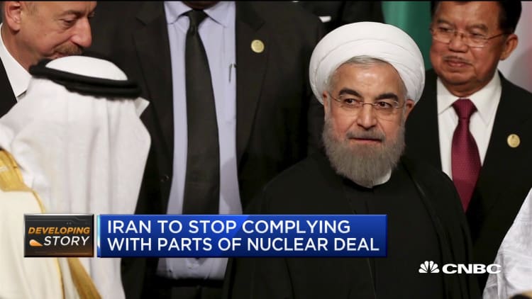 Iran to stop complying with parts of nuclear deal
