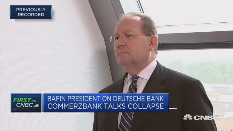 We weren't surprised about outcome of Deutsche-Commerzbank merger, regulator says