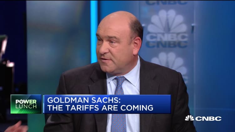 Goldman Sachs: The tariffs are coming