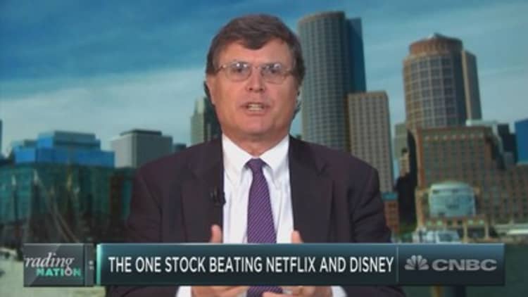 One stock is beating Netflix and Disney this year