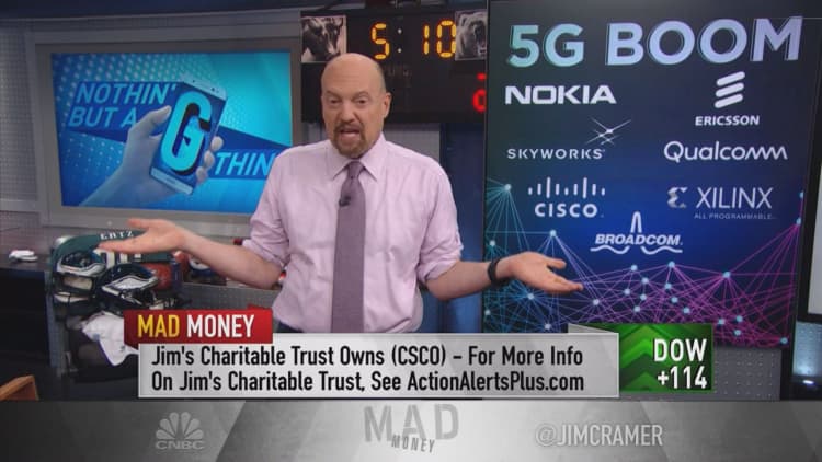 Cramer adds 3 stock picks to his long-term 5G play