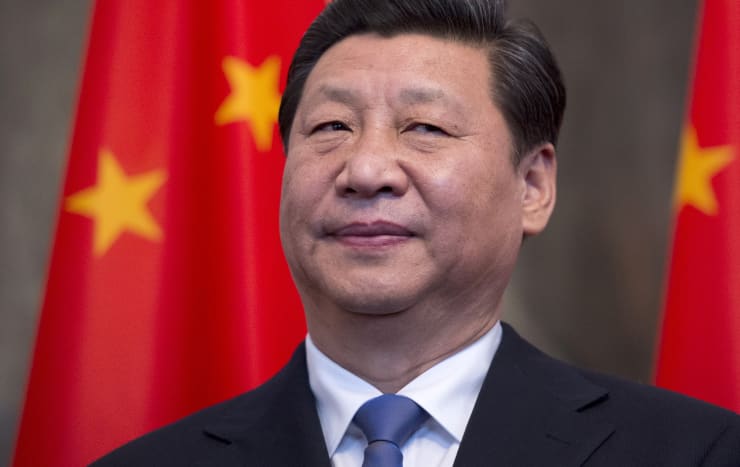 GP: Xi Jinping china flags