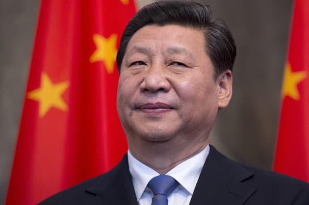 GP: Xi Jinping banderas de china