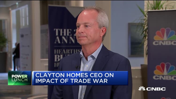 If tariffs don't stop, they'll impact housing demand: Clayton Homes CEO