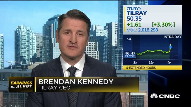Tilray CEO Brendan Kennedy breaks down company earnings