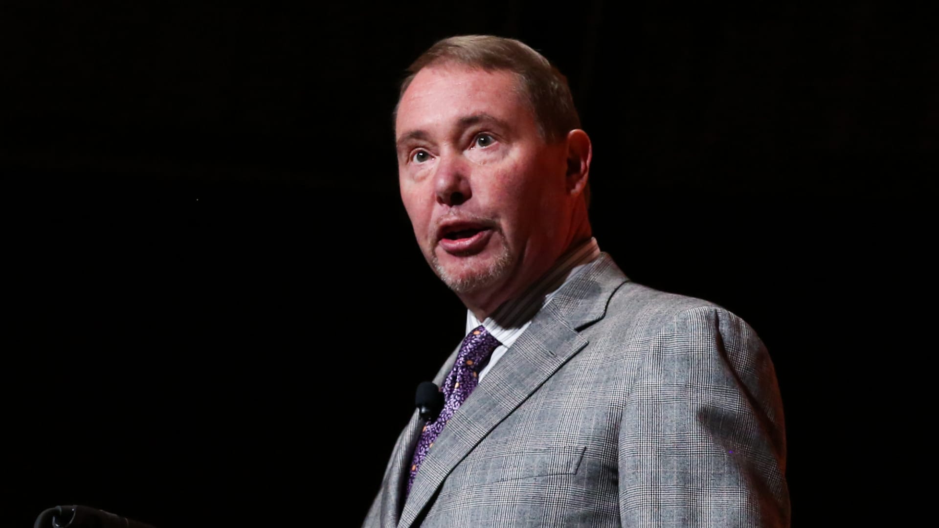 Jeffrey Gundlach speaking at the 2019 Sohn Conference in New York on May 6, 2019.