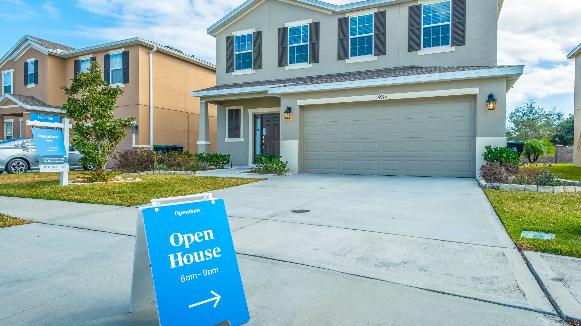 OpenDoor is disrupting the real estate market with its new model. It buys homes and sells them on its platform.