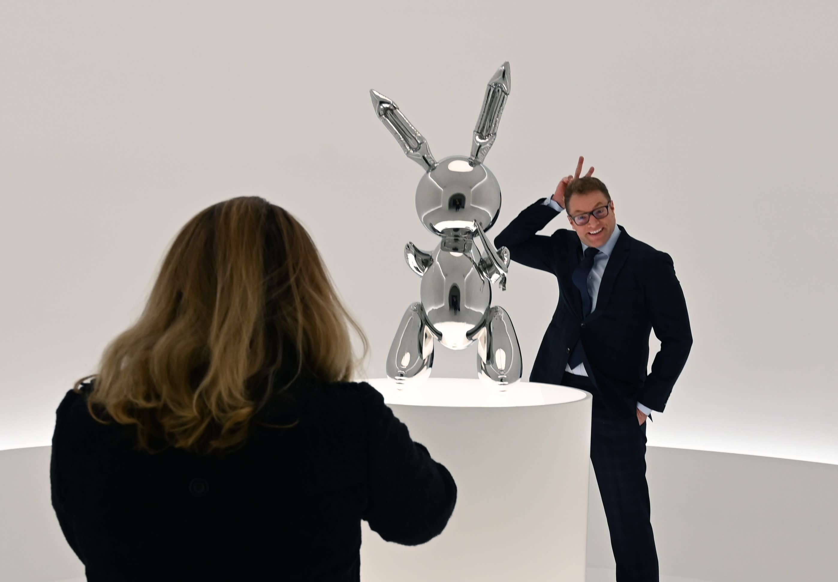 Jeff Koons' 'Rabbit' Sells For $91 Million, A New Record For A