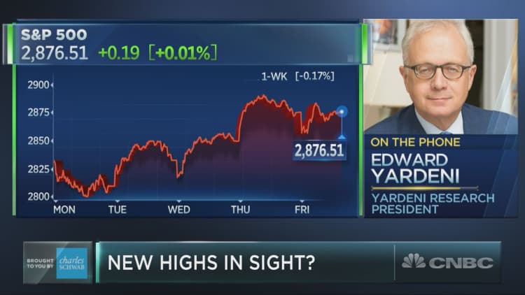 Wall Street bull Edward Yardeni predicts stocks will return to all-time highs this year