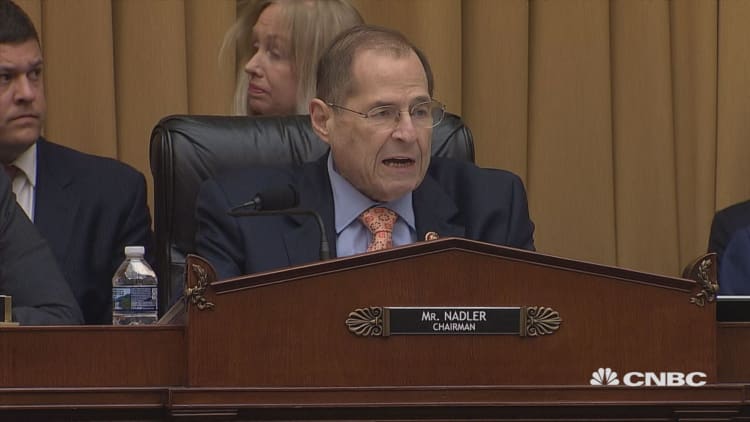 Jerry Nadler at McGahn's empty-chair House hearing: 'Our subpoenas are not optional'