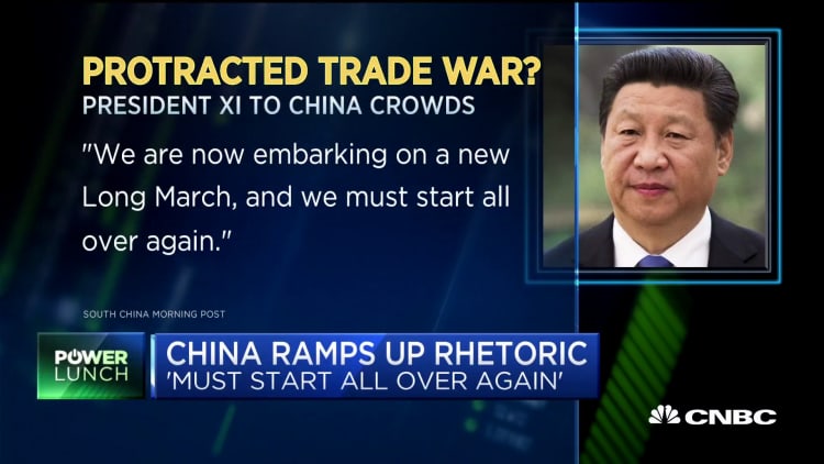 China ramps up its trade rhetoric all over again