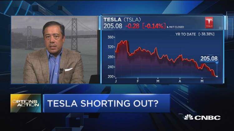One trader bets more than $1 million against Tesla as the bears bite