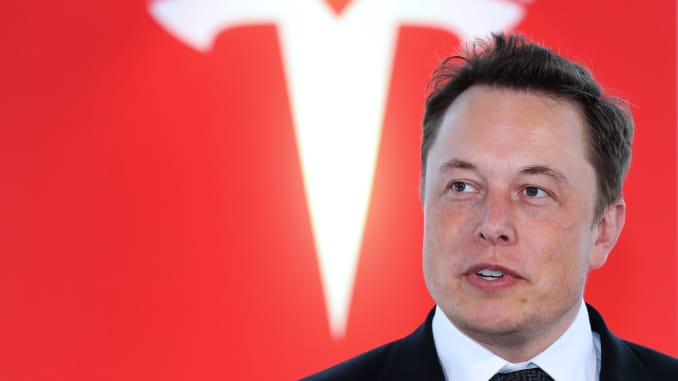 Elon Musk, co-founder and chief executive officer of Tesla Motors.