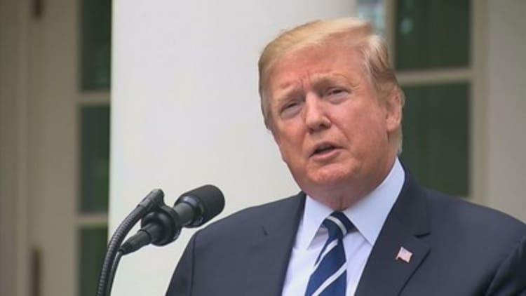 President Trump delivers surprise press conference as impeachment calls grow
