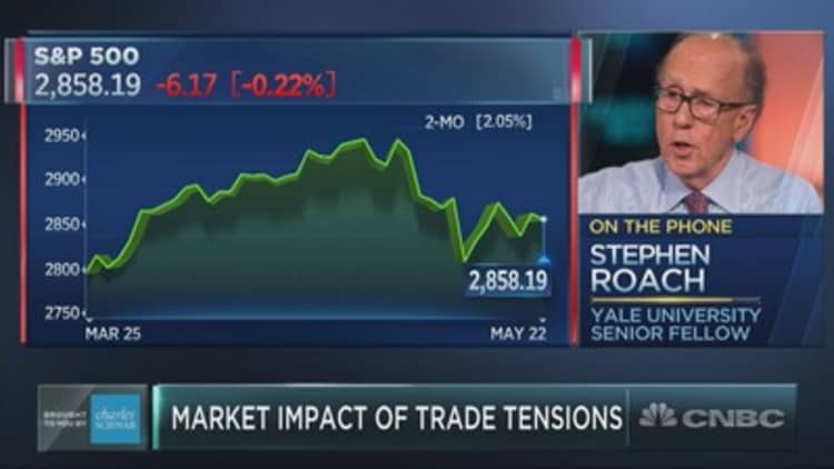 Market would only enjoy a trade deal for a 'nanosecond,' Stephen Roach says