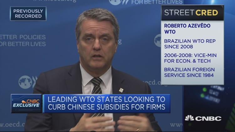 WTO chief: Clearly a desire to move in same direction in trade talks