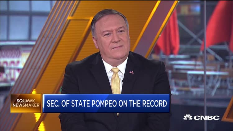 Secretary Mike Pompeo weighs in on the China trade war and US conflict with Huawei