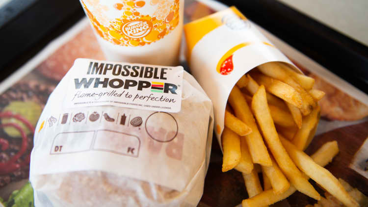Burger King taking plant-based Impossible Whopper national