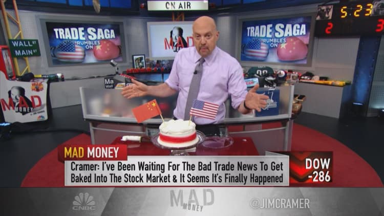 Cramer: The bad trade news is partially baked in, but the sell-off isn't over
