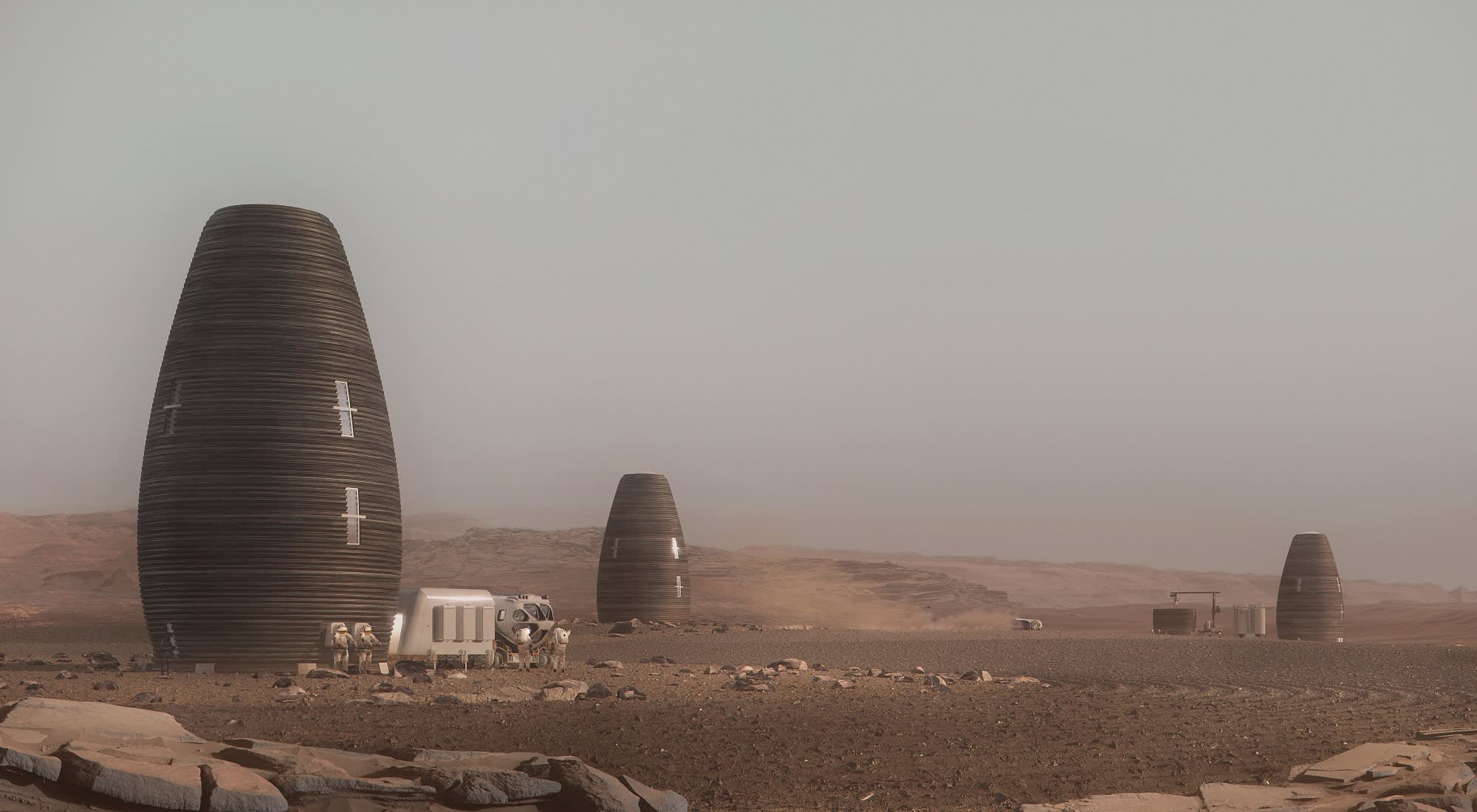 Mars Colony Living Quarters