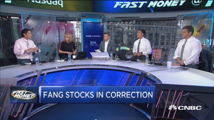 FANG stocks in correction as trade tensions hit tech