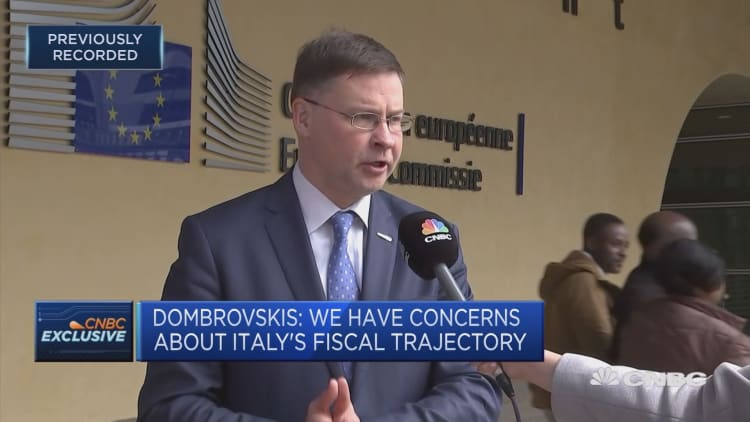 Italy has used 'most of' the flexibility with EU fiscal rules: Dombrovskis