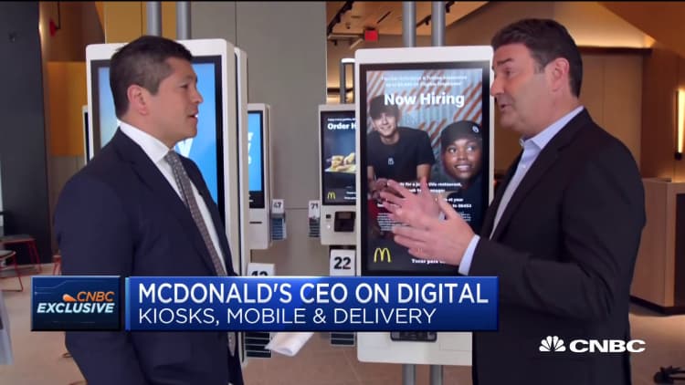 McDonald's CEO Steve Easterbrook on digital kiosks, mobile ordering and more