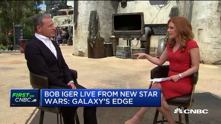 Disney CEO Bob Iger on new Star Wars Land, streaming service
