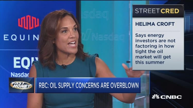 RBC's Helima Croft says oil demand fears overblown and crude's heading back above $60
