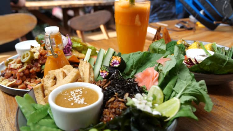 Fad or future food? Plant-based dishes are the norm in this town in Bali