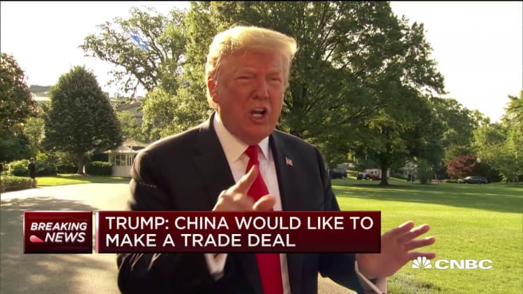 Trump: China would love to make a trade deal with the US