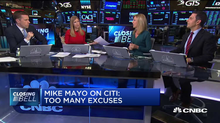Bank analyst Mike Mayo on Citi: Too many excuses, get the job done
