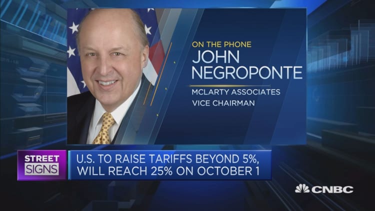 John Negroponte: Trump's Mexico tariffs are 'very ill-timed'