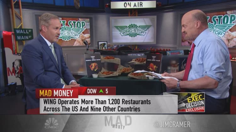 Wingstop CEO says digital technology gives the chicken wing chain an edge over competitors