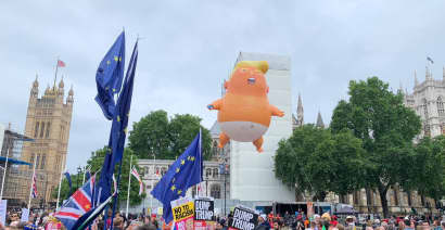 The giant Trump baby and other stunts that took on the president