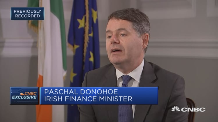 Donohoe: Want trade that's mutually beneficial to US and Ireland