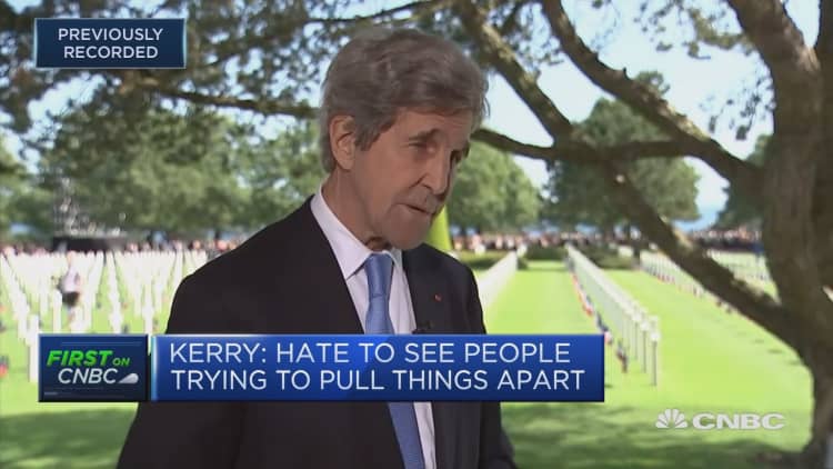 John Kerry: I haven't talked to Iranians since nuclear deal withdrawal