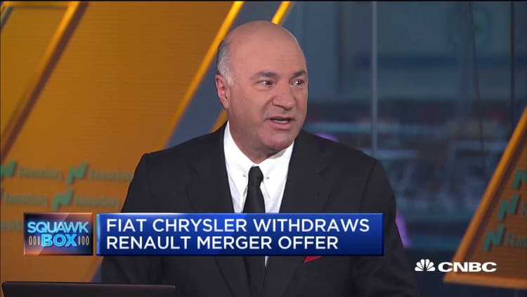 Kevin O'Leary explains what the Fiat-Renault deal collapse means for investors