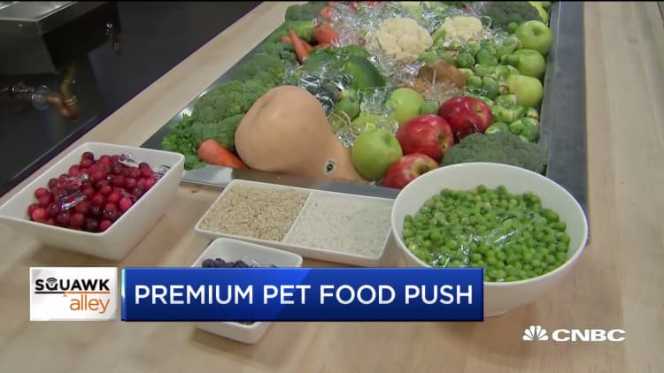 The push for premium pet food