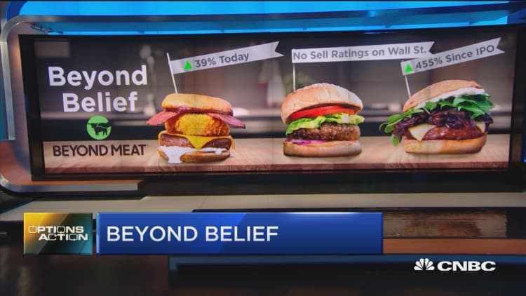 Beyond Meat options sizzle
