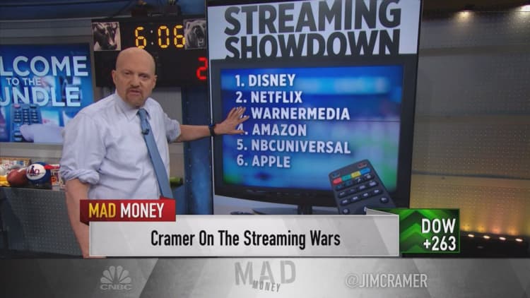 Cramer ranks his top 7 video streaming services