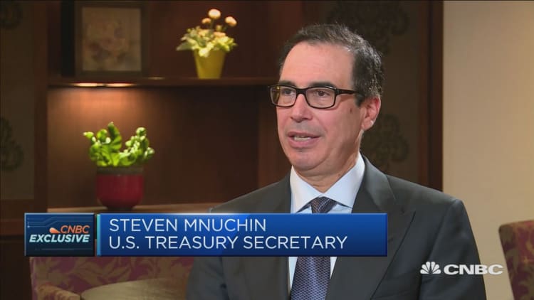 Digital taxes in the UK and France are 'discriminatory' toward US firms: Mnuchin