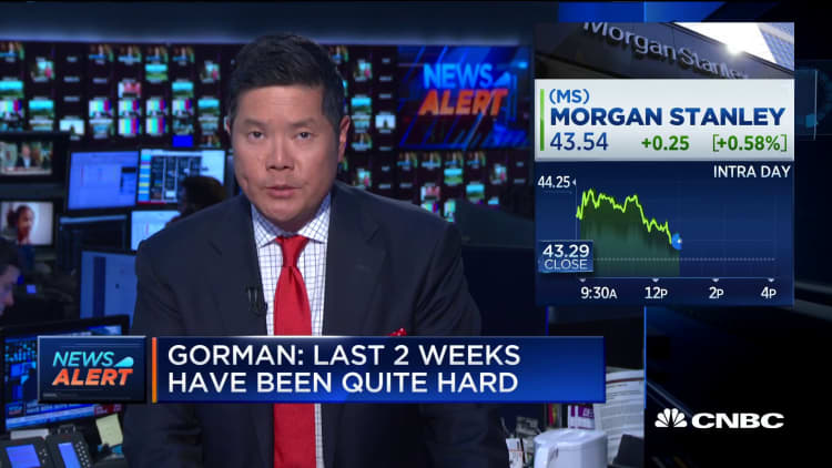 Morgan Stanley CEO: A recession could happen if trade war continues